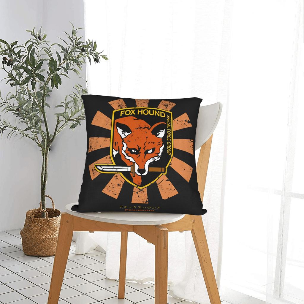 Pillow Cover Mgs Fox Hound Novelty Pillow Case For Office Car Home Decor Pillowcases