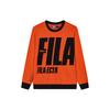 New FILA Sweater Men's Fire Tongue Orange F11M249401F-OR