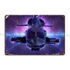 Airwolf Metal Sign Design Party Funny Plaques Cave Tin Sign Poster