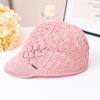 Hat Women'S Spring/Summer Peaked Cap Hollow Design Headband Women'S Bucket Hats Beret Hat