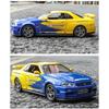 Масштаб 1/32 Nissan GTR R34 SKYLINE Fast Alloy Simulation Car Model Diecasts & Toy Vehicles and Furious Cars Decoration Toys for Children Boy