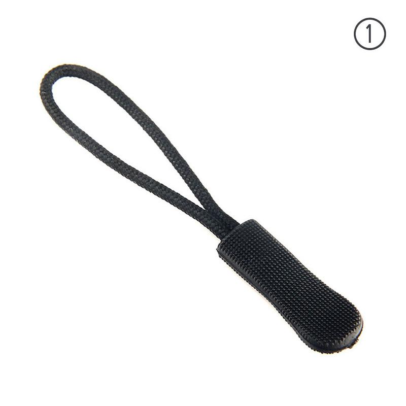10pcs Zipper Pull Puller End Fit Rope Tag Replacement Clip Broken Buckle Fixer Zip Cord Bag Suitcase Tent Backpack Zipper Head