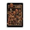 Retro Vintage Metal Tin Poster  The Godfather Sign Plaque for Bar Club Home Wall Decor  Classic Movie Wall Plate Pendant
