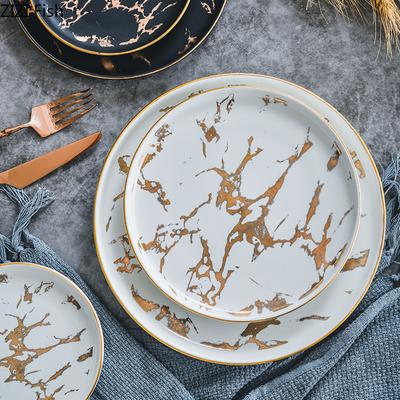 Керамическая тарелка с мраморной текстурой для ужина, риса, салата, лапши, миски, суповые тарелки, наборы столовых приборов, домашняя посуда, кухонный инвентарь для повара