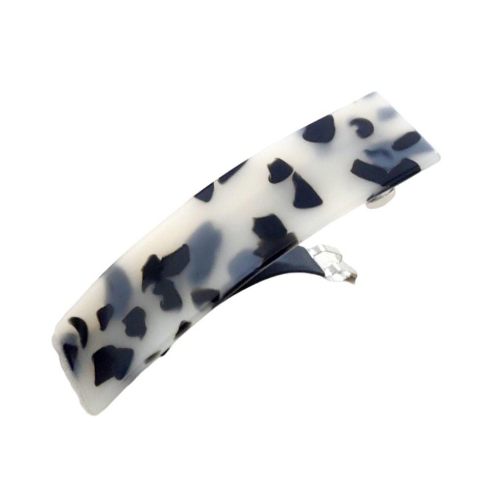 Автоматические французские заколки для волос, ацетатный акриловый хвостик, держатель для женщин и девочек