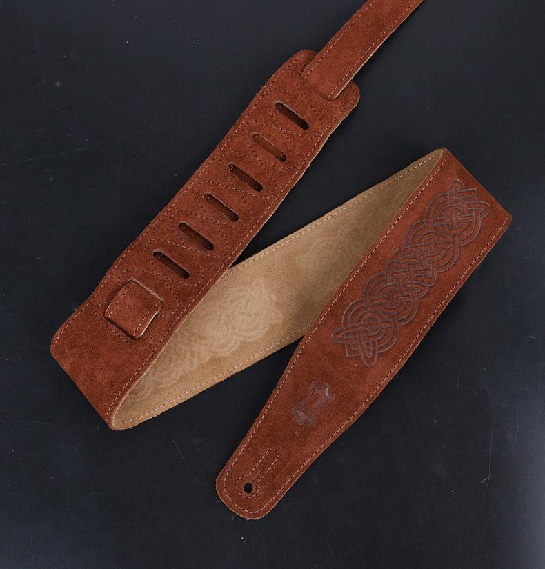 Кожаный гитарный ремень Levy's Li Weisi для электро-, акустической или бас-гитары - MS12/26 Ремень для плеча Rock