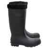 Bottes de pluie avec chaussettes amovibles noir taille 43 PVC