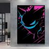 Canvas Artwork Painting Pokemon Gengar Poster Hd Prints Cartoon Character Picture Classic Modern Home Living Room Wall Decor