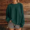 Women  Tops Women's Long Sleeve Sweatshirt Casual Crewneck Loose Fit Pollover Fleece Tops