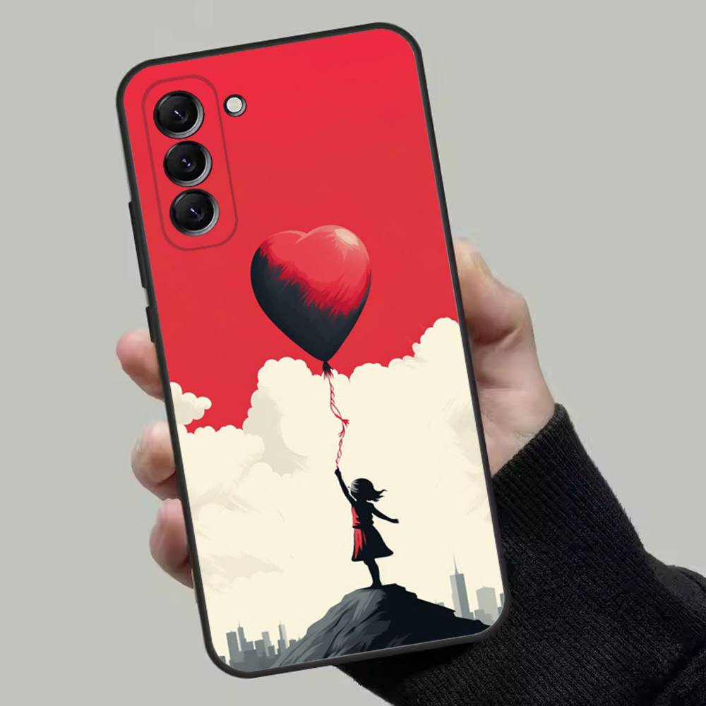 Чехол для телефона с граффити Бэнкси 'Война' для Samsung Galaxy A13, A21s, A22, A31, A32, A52, A53, A71, A80, Мягкий черный корпус