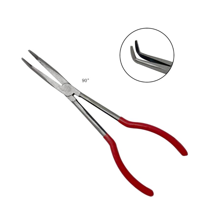 Round Mouth and Curved Mouth Clamp Crucible Pliers Gold Silver Melting Bowl Crucible Pliers Clamp Gold Striking Tools