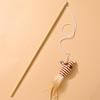 Cat Teaser Wand: Мышь для снятия скуки с колокольчиком, устойчивая к укусам, игрушка для сжигания энергии для котят.