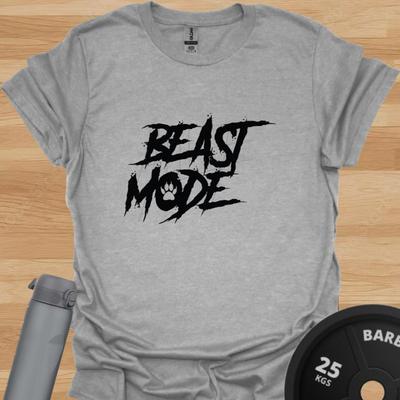 Beast Mode Gym T-Shirt: Animal Energy Motivation