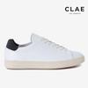 Белые кожаные кроссовки Clae Sceu233br00