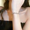 Женский браслет Регулируемая длина Браслет Модный легкий роскошный нишевый браслет Элегантный темперамент Сладкий крутой стиль Девушка Вечеринка День рождения Ювелирный подарок