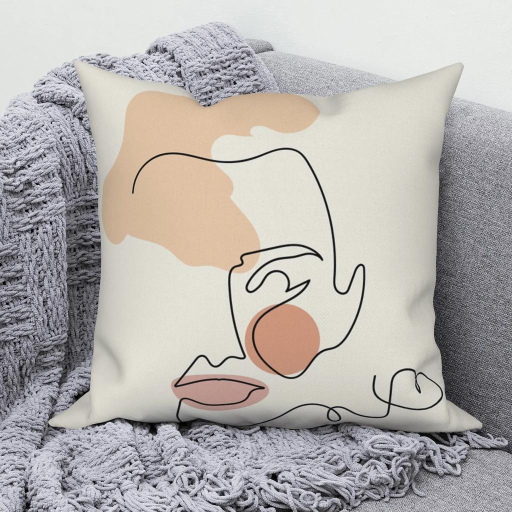 Линия Абстрактная Наволочка Чехол для Подушки Дивана Современный Простой Скандинавский Декоративный Домашний Накидной