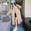 Windbreaker Coat for Women Spring and Autumn New Korean Style Loose Japanese Style Casual Small British Style Long Coat