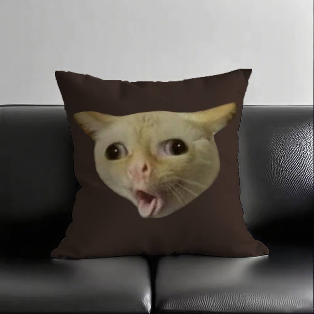 1 шт. CAT MEME 029 Наволочка Квадратная Спальня Диван Досуг Комфортная Подушка Автомобиль Гостиная Украшение для Дома