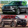 Car Front Bumper Kidney Grill Grilles With LED Lights For BMW X3 X4 G01 G02 2022 2023 2024 LCI ABS Gloss Black Bodykits Tuning