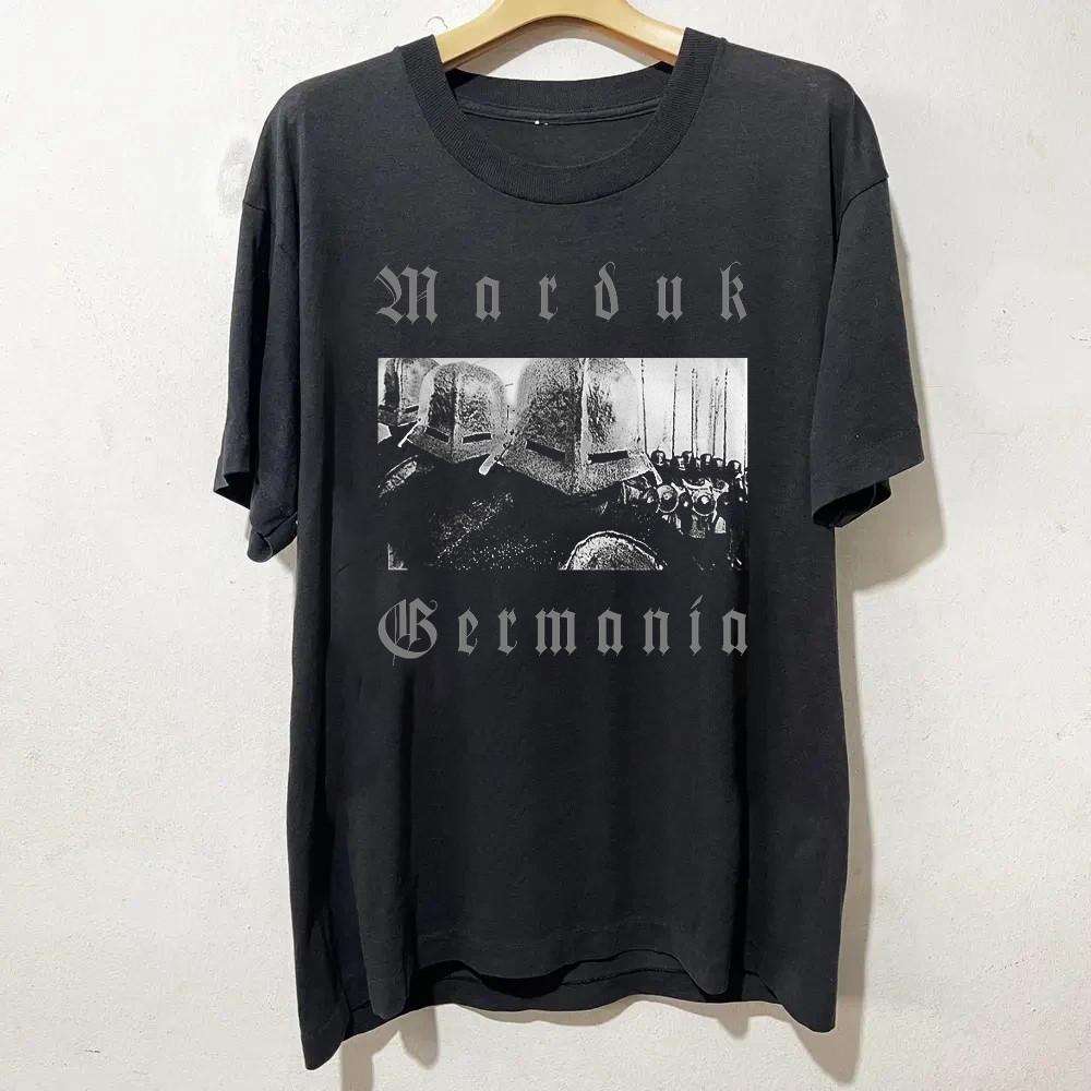 Marduk - Черная хлопковая рубашка Germania Все размеры S-5XL TA698 Унисекс Футболка