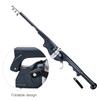 Telescopic Fishing Rod Reel Combo, Portable Casting Lure Tackle, Foldable Ergonomic Grip for Travel Fishing