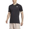 Мужская футболка Adidas Freelift MMC23 с коротким рукавом для тенниса, черная, размер M, (HS3313),