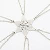 Zinc Zinc Alloy Friendship Necklace Creative Multi-person Splicing Necklace Best Friend Necklace  Women