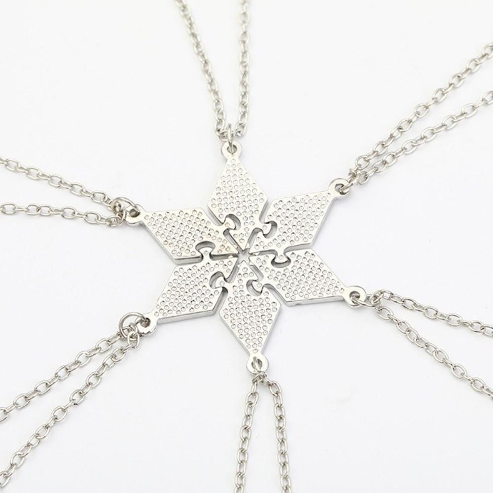 Zinc Zinc Alloy Friendship Necklace Creative Multi-person Splicing Necklace Best Friend Necklace Women