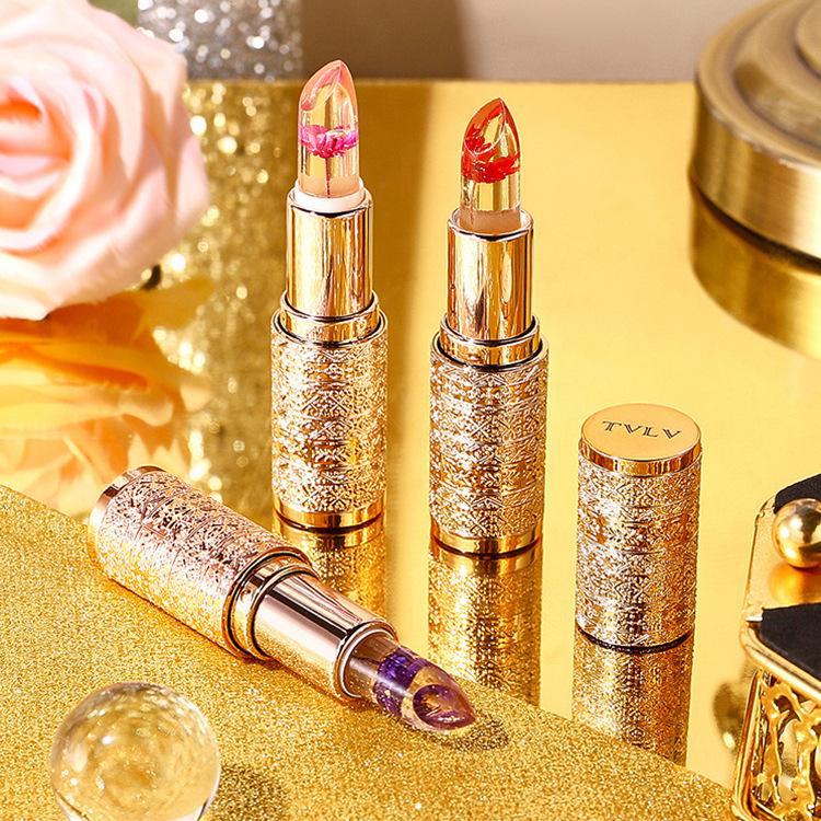 Помада-желе с эффектом изменения цвета TVLV: Увлажняющая, реагирующая на температуру помада для женщин