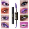 Mascara Eyelash Curling Extensions Pink Purple Blue White Smudge Resistant Waterproof Dry Long Lasting Makeup 5 Pieces, 03 BLUE, 1 Piece