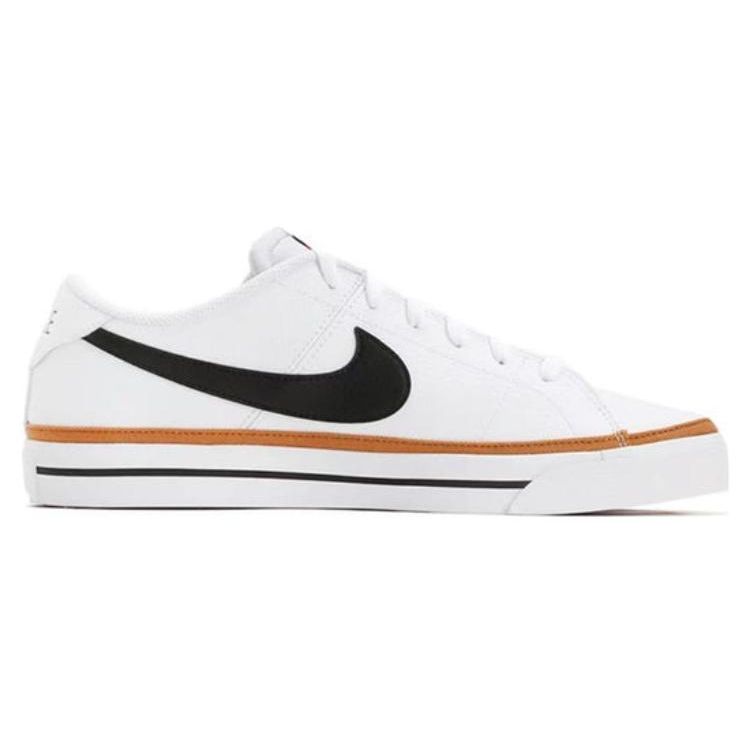 Nike Court Legacy Нескользящие Легкие Низкие Кеды для Скейтбординга Мужские Кроссовки Белые Фиолетовые Желтые DZ2778-157