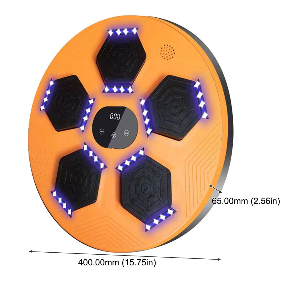 New Music Boxing Machine Boxing Training Punching Equipment BT Link Wall Mounted Boxing Wall Target for Kids Adults Exercise