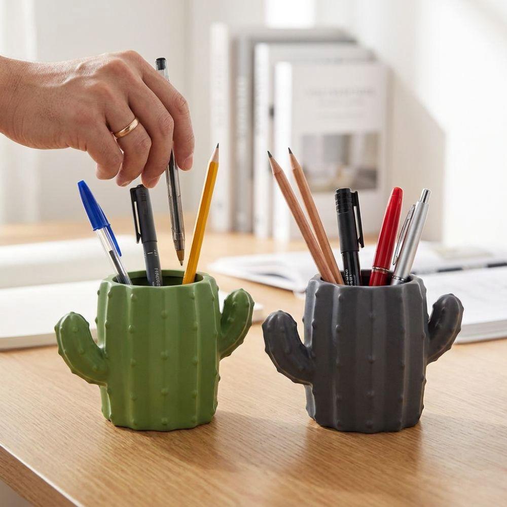 Ins Style Greenery Pencil Holder 3D Printed Desktop Storage Pot Office Desktop Storage