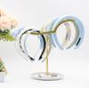 Headband Holder High Stability Easy Assembly Sturdy Design 2-Tier Metal Hair Hoop Display Stand Headband Organizer