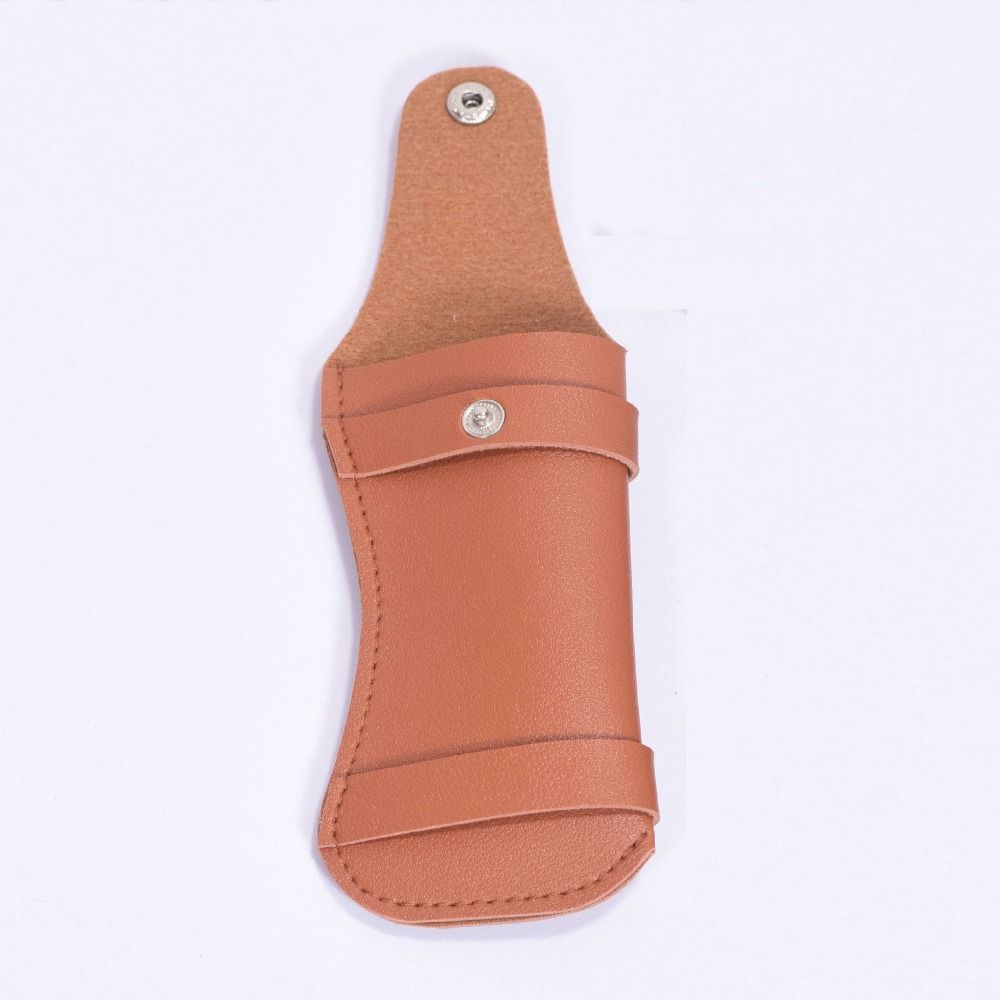 12*6.5cm Sheath Holder PVC Leather Camp Outdoor Carry Case New Fold Knife Tool