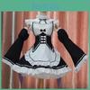 Элегантный Re:Zero Начать жизнь в другом мире Близнецы Рэм/Рем Универсальное косплей платье горничной с подходящим головным убором