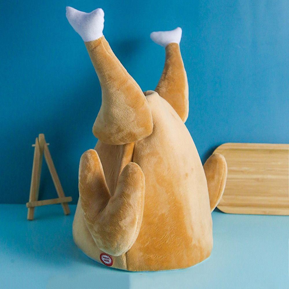 Men Women Winter Warm Plush Toy Caps Drumsticks Hats Cosplay Shark Hat Animal Hat Performance Hat