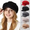Однотонный шерстяной модный берет осень и зима хлопковый ветрозащитный малярный мужской головной убор шляпы на открытом воздухе F4D5