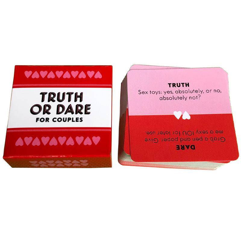 1Set Mini Small Size Truth or Dare for Couples Cards Games Couples Lovers Board Game Supply Casual Games Adult Sex Tarot