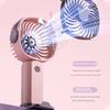 New Handheld Portable Mini Fan USB Rechargeable Multi-function Fan with Mobile Phone Holder Function for Office and Dormitory