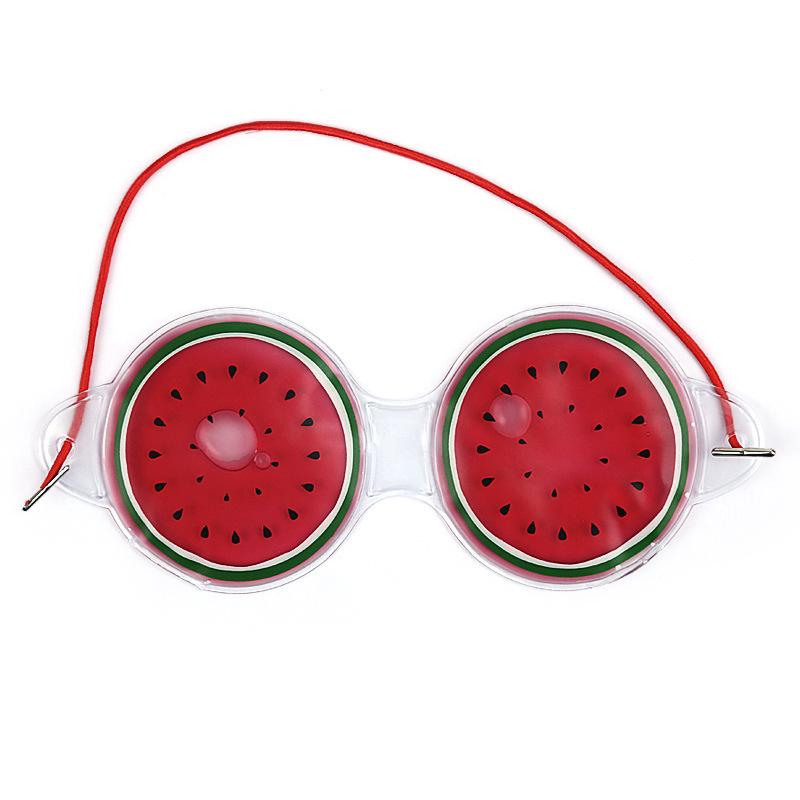 Cartoon Fruit Gel Eye Mask: Hot/Cold Compress for Skin-Friendly Relaxation