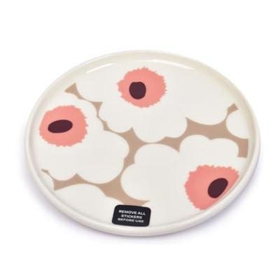 Тарелка Marimekko Осень 2022 Unikko Глиняно-белая Посуда Блюдо Диаметр 13,5 см Высота 1,5 см