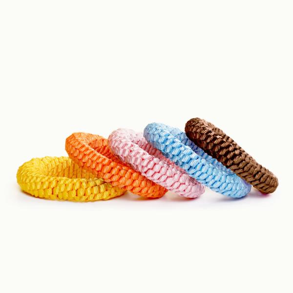 Игрушка-мулине Fluffy Puppy O-Ring M, персиковый (розовый), 1 кусок