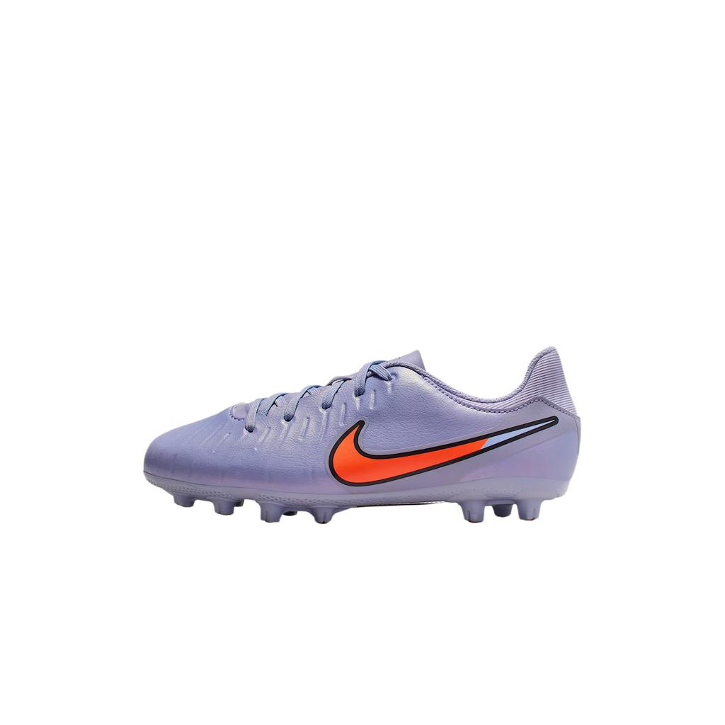 Nike Футбольные бутсы Tiempo Legend 10 из синтетической кожи для детей Фиолетовые Детские DV4349-402
