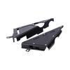 2pcs Motorcycle Side Frame Covers Panel Guard Fit for Kawasaki Ninja 650 Z650 2017‑2019Black