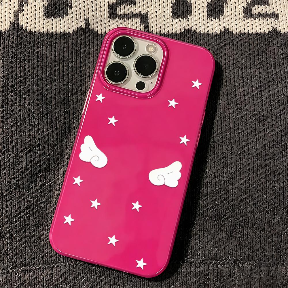 Чехол для телефона 'Крылья Ангела' для iPhone 11 12 13 14 Plus 15 16 17 Pro Max 17Air, чехол для телефона, не желтеющий, Coque Funda