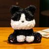 Wholesale 20cm Lovely Dog Plush Toy Stuffed Animal Black Grey Sitting Puppy Plushies Very Soft Cuddly Doll Girl Birthday Gifts