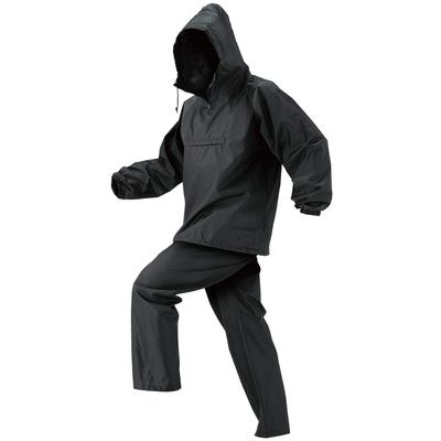 Комплект куртки и брюк дождевика Otafuku Glove Rain Factory и полиэстер, размер LL (Верх Низ) [Водоотталкивающая отделка 100%] RF-23 Черный,