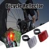 2 Pack Front & Rear Bike Bicycle Reflector Set Red White Fixings Mounting Bracket Warning Light Safety Lens Bicycle Accessorie