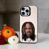 Чехол для телефона рэпера K-King Von для iPhone 17,16,15,14,13,12,11 Plus,Pro Max,XS,Разноцветная Серебристо-Черная Защитная Крышка